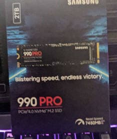 Samsung 990 Pro 2TB Gen 4 NVMe SSD