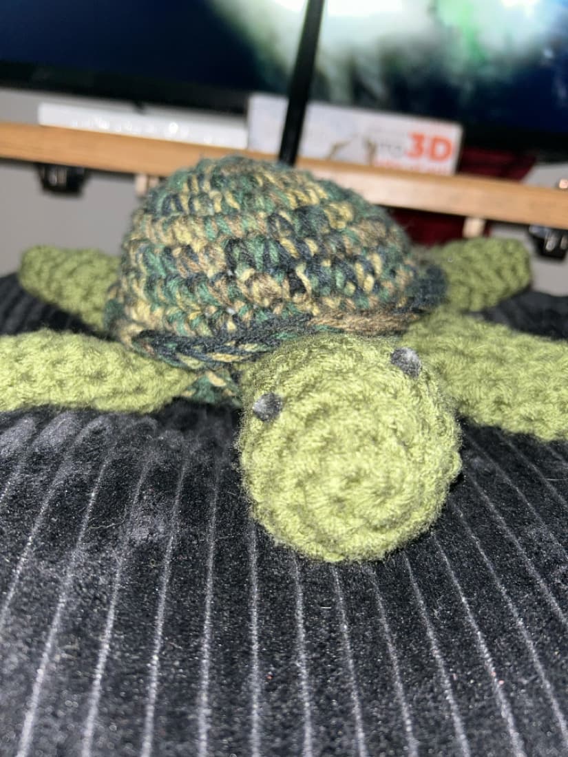 Crocheted Turtle